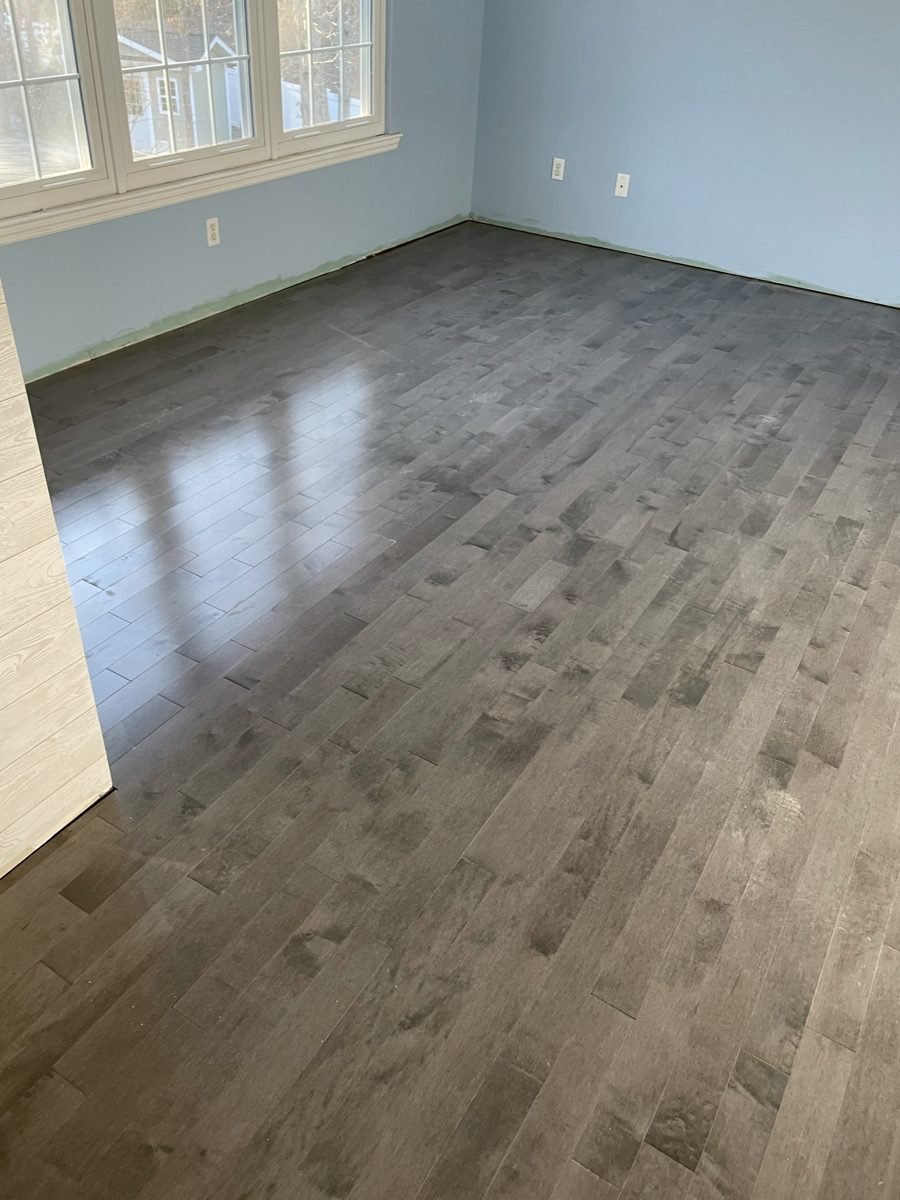 Prefinished nail-down hardwood in Miller Place, NY