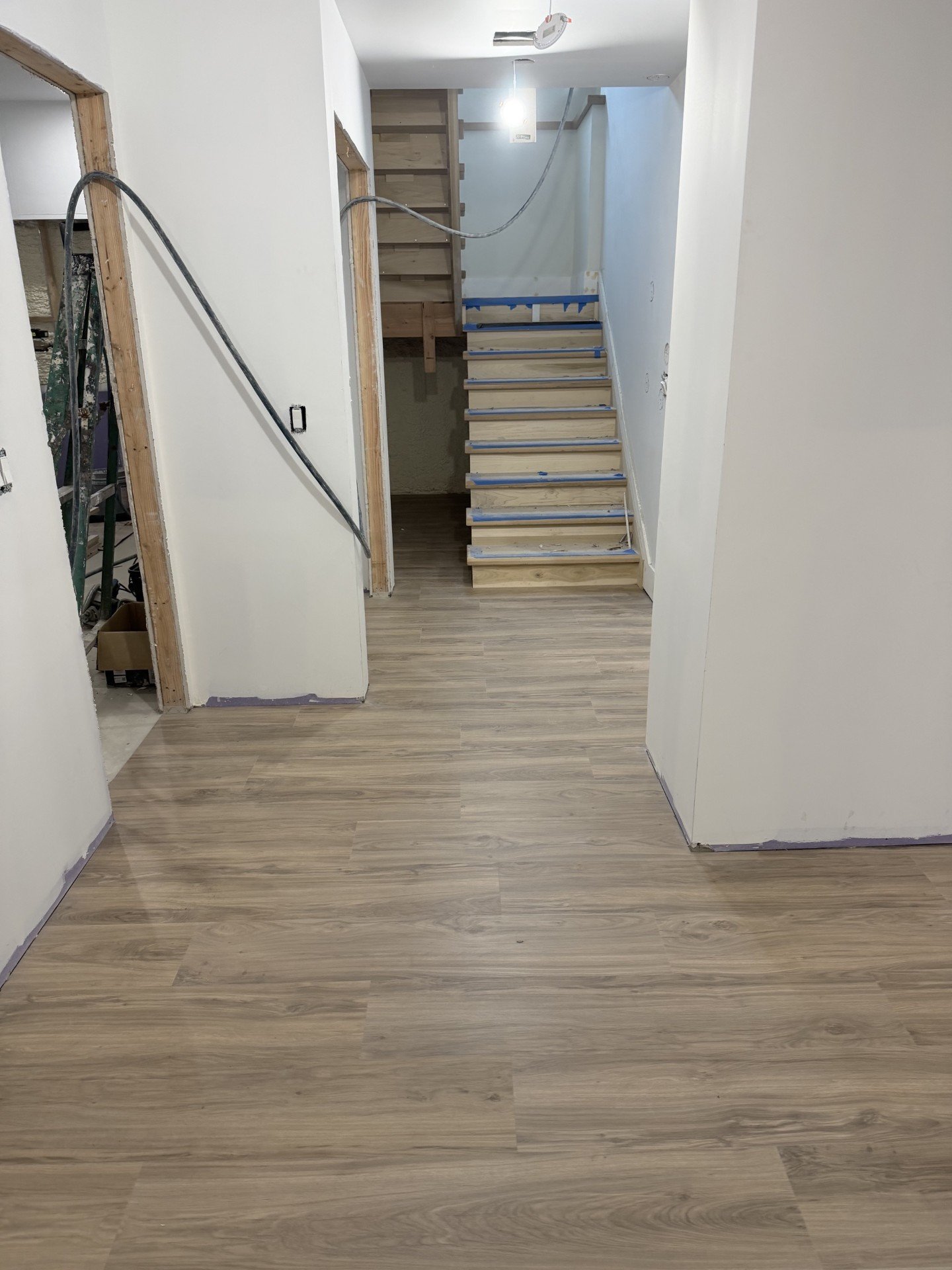 Luxury vinyl plank flooring installation by SAS Flooring in Rockville Centre, NY